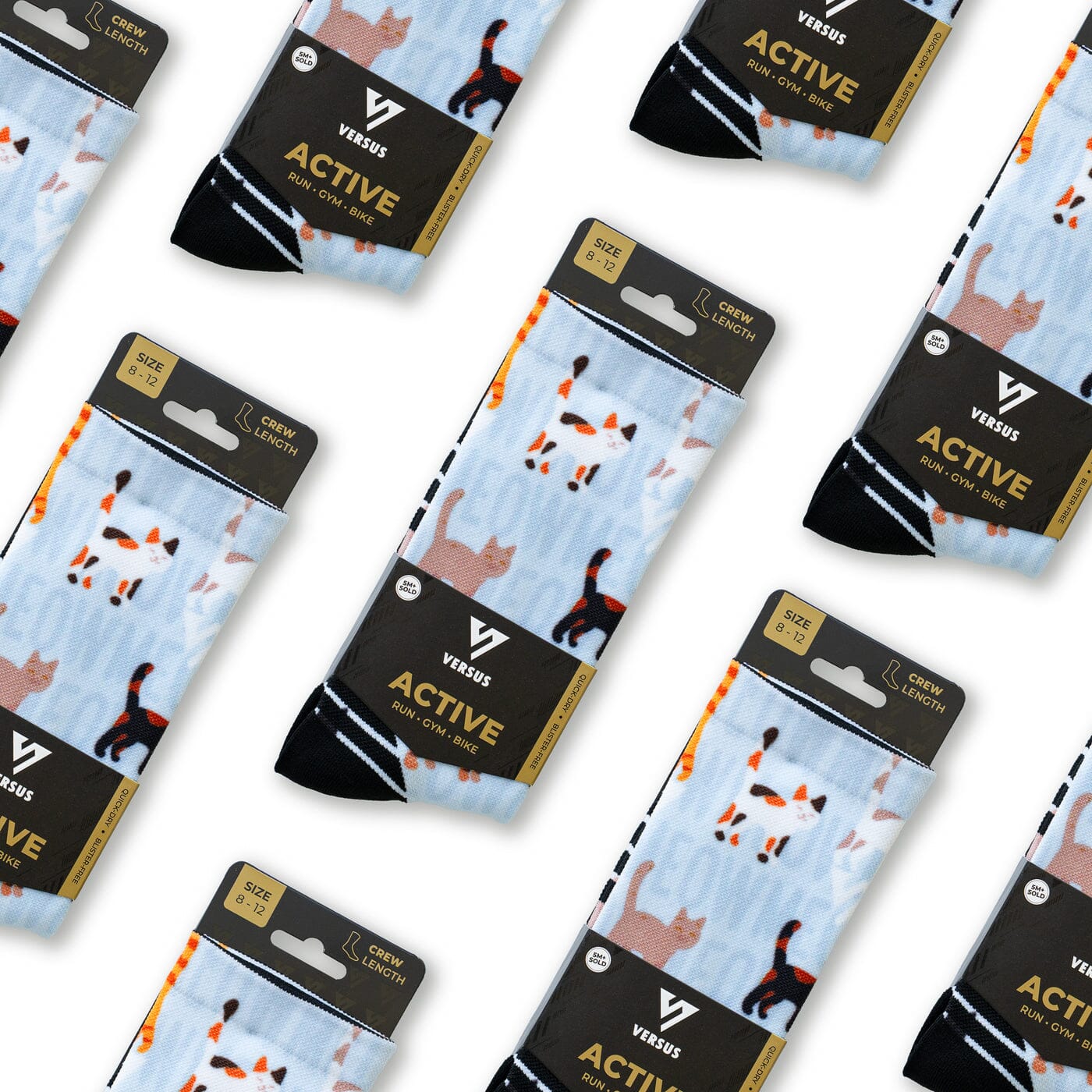 Versus Cats 2.0 Active Crew Socks - Image 6