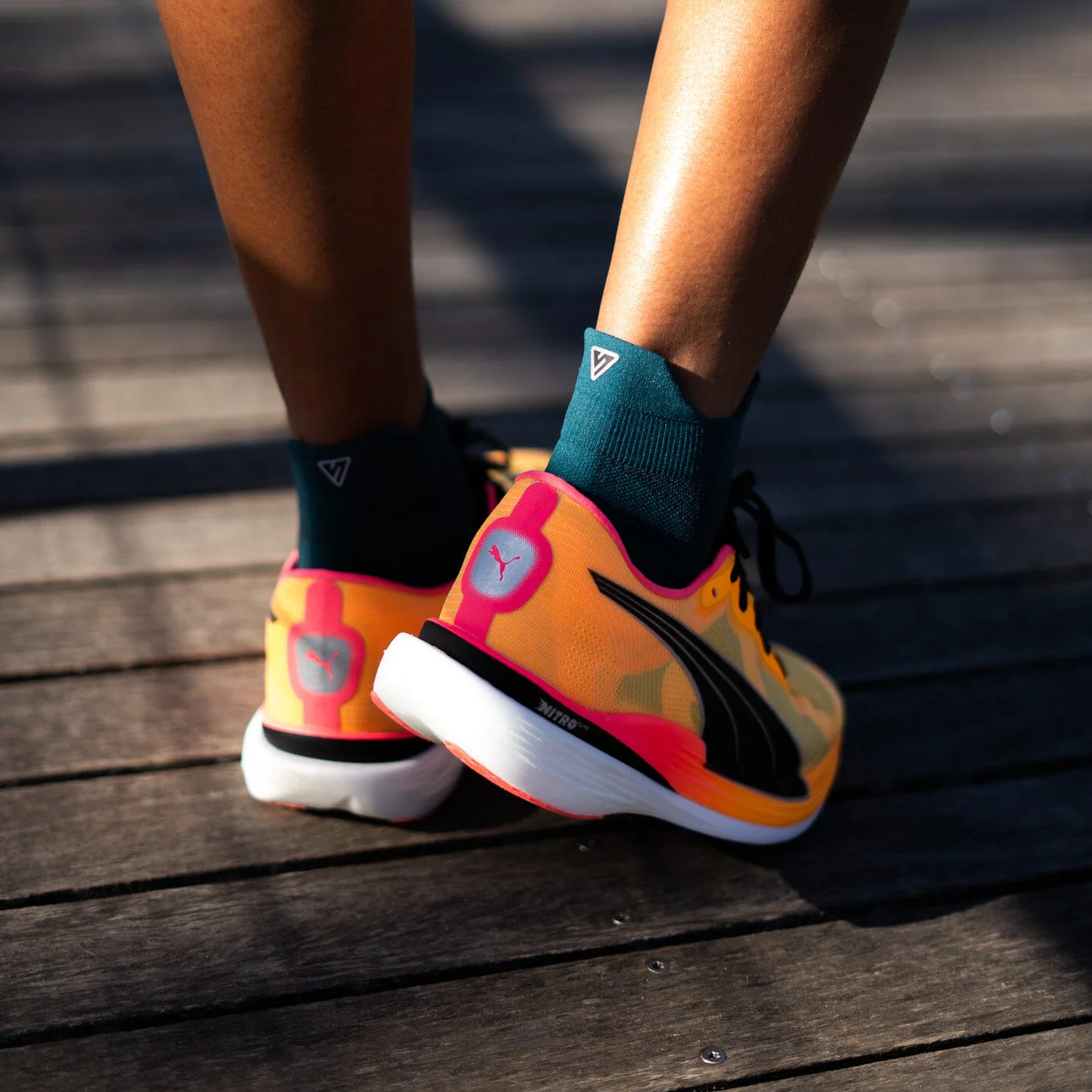 Versus Deep Teal Running Ankle Socks - Image 7