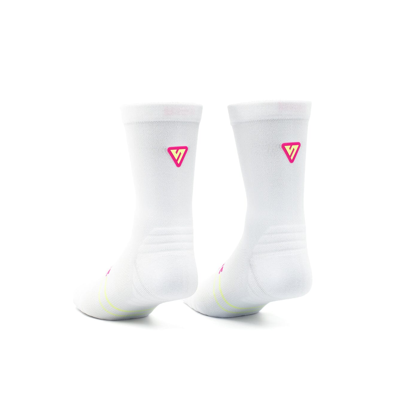 Versus Pink-Lime Limited Edition Active Crew Tab Socks - Image 4