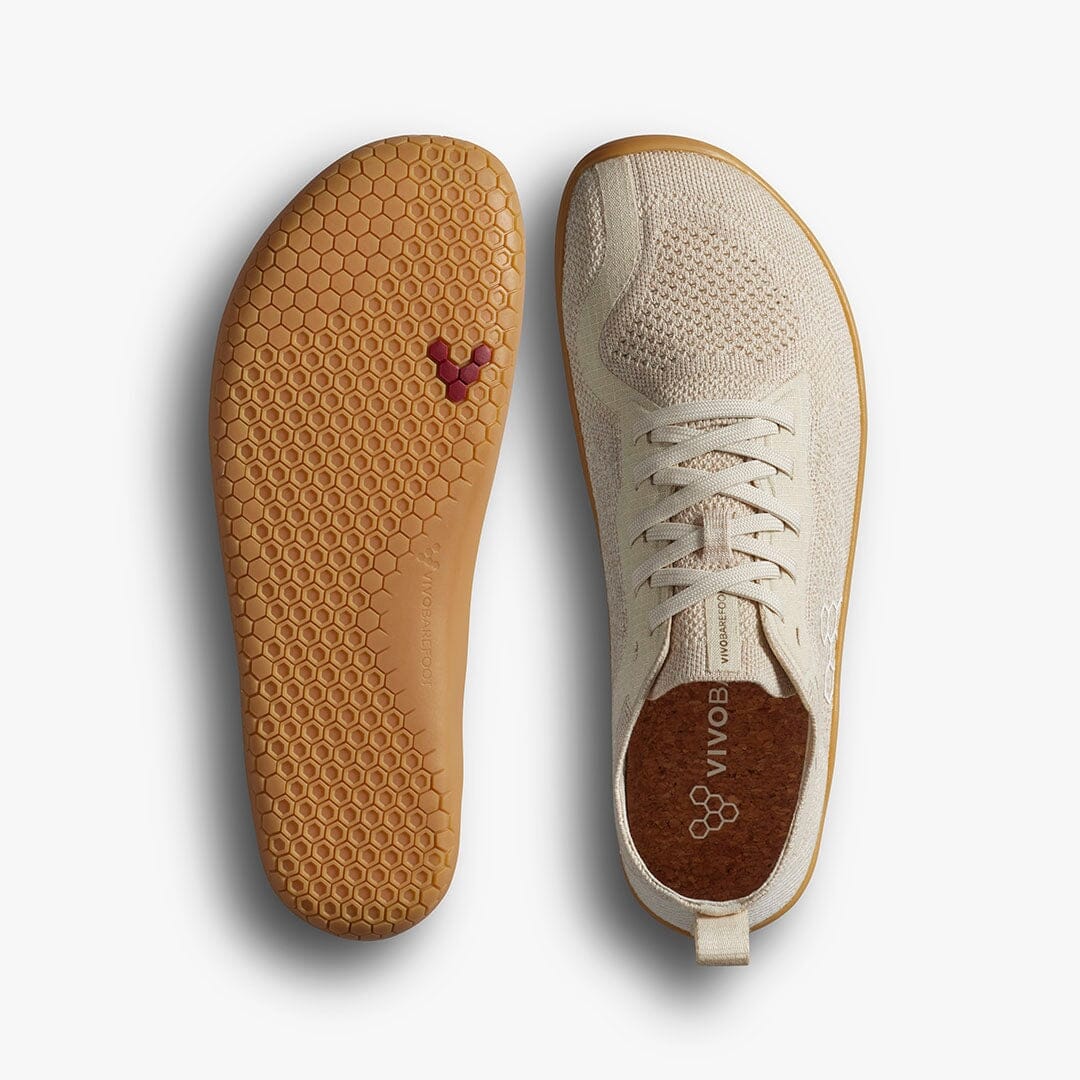 Vivobarefoot Primus Lite Knit Natural Womens Barefoot Shoes - Image 2