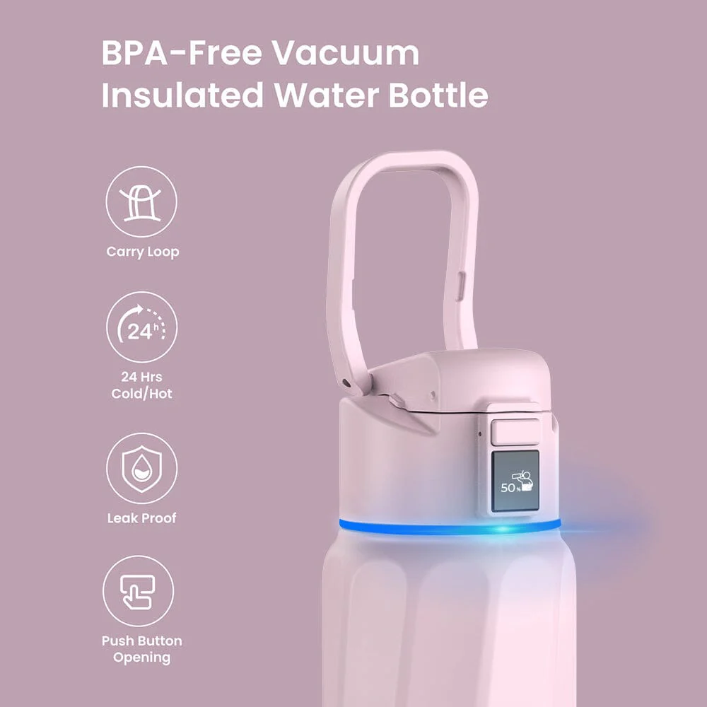 WaterH Boost Smart Water Bottle: 32 oz Hydration Tracker with APP & Insulation - Image 13