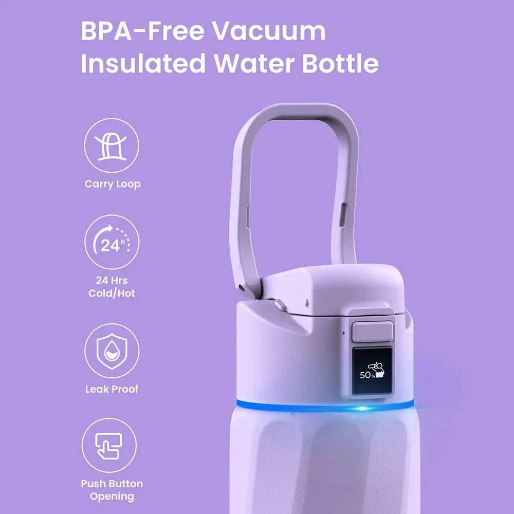 WaterH Boost Smart Water Bottle: 32 oz Hydration Tracker with APP & Insulation - Image 43