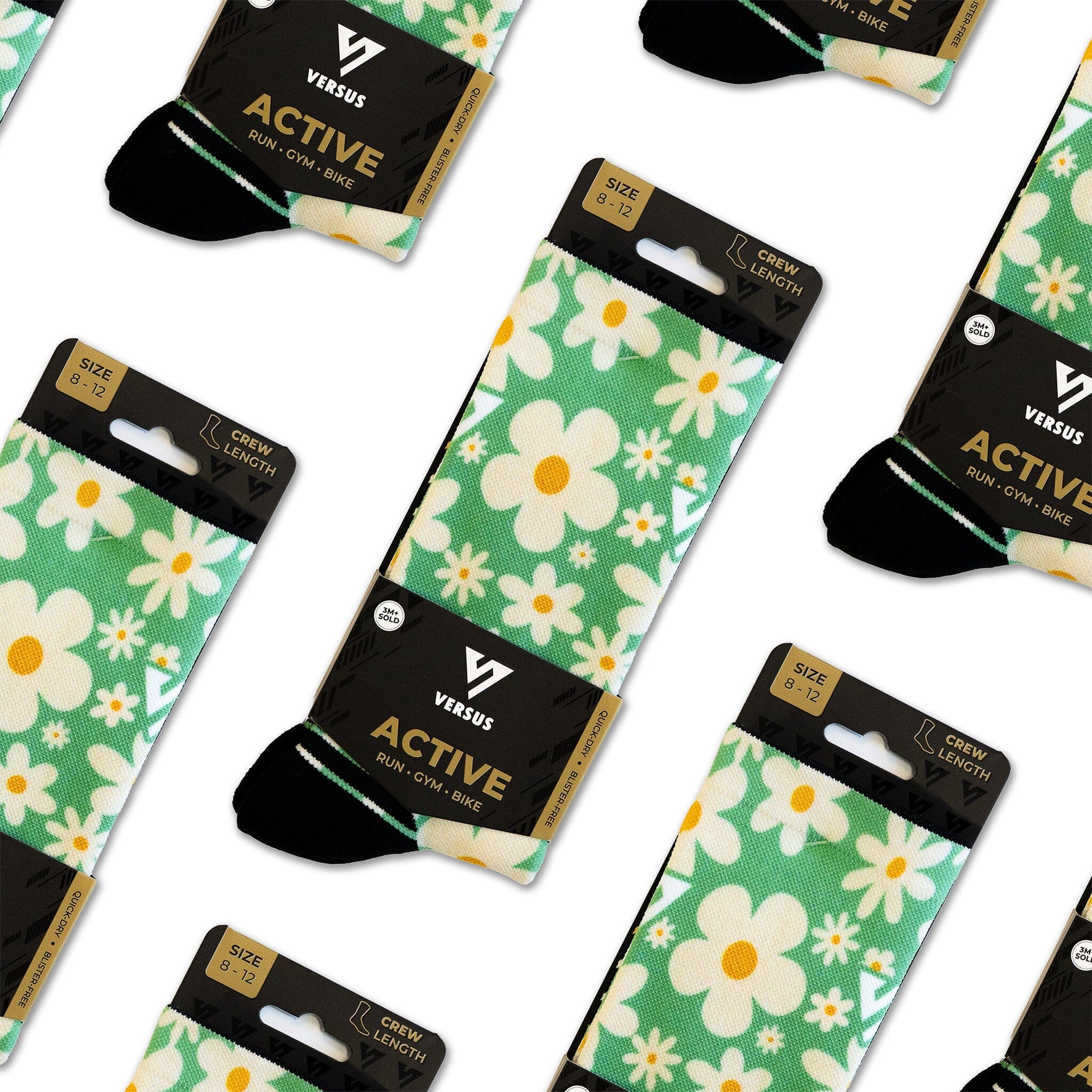 Versus Wild Bloom Active Crew Socks - Image 6